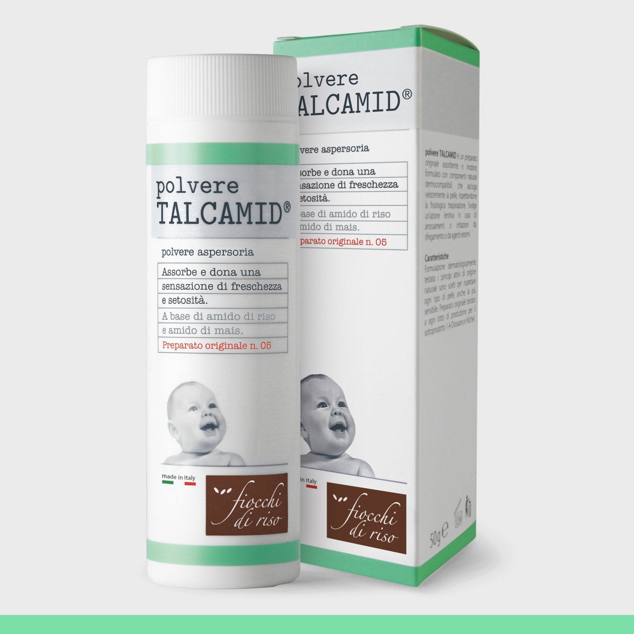 Fiocchi di riso - Polvere TALCAMID®  polvere aspersoria | 50 g