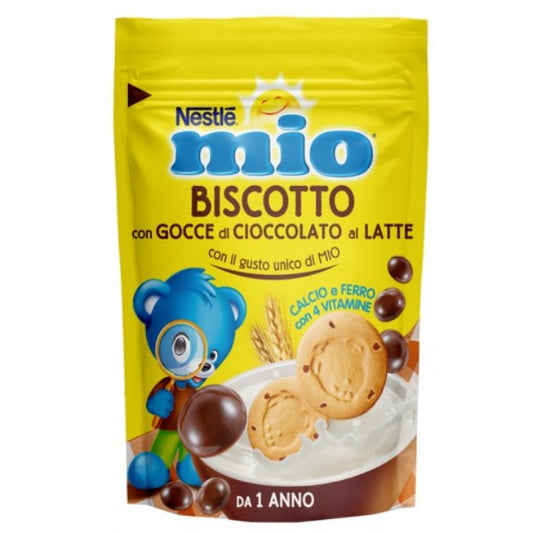 Nestlè Mio Biscotto con Gocce di Cioccolato al Latte - da 1 anno - 150 g (35 biscotti)