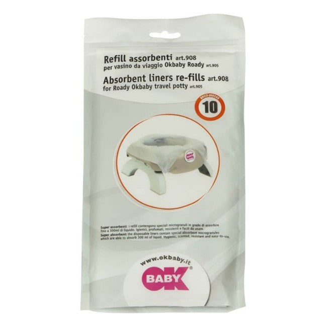 Ok Baby - Set da 10 Ricariche per Vasino Roady