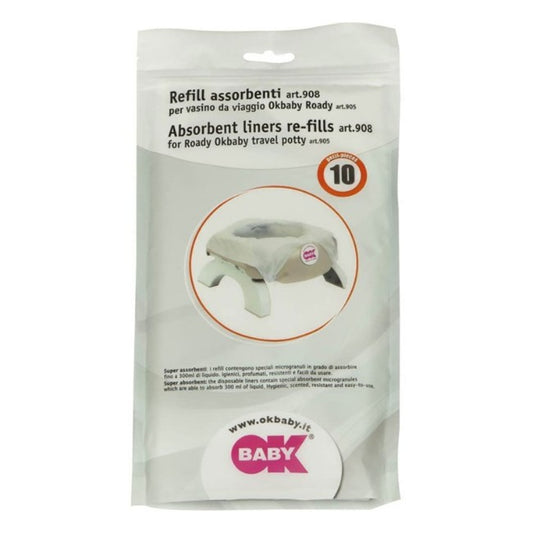 Ok Baby - Set da 10 Ricariche per Vasino Roady
