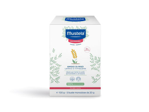 Mustela Amido di Riso lenitivo e rinfrescante 120g