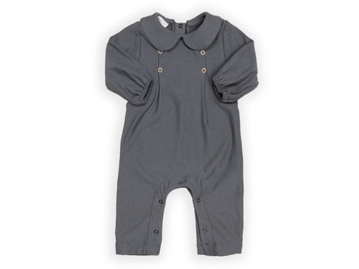 Bamboom Tutina Elegante Bimbo con colletto - Midnight Blu - 1 mese