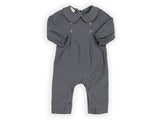 Bamboom Tutina Elegante Bimbo con colletto - Midnight Blu - 1 mese