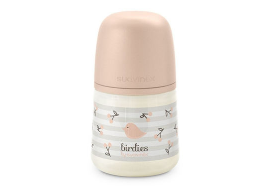 Suavinex Biberon S Flusso lento 150 ml con tettarella simmetrica SX Pro