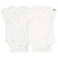 Bamboom Set 2 Body in Bambù naturale maniche corte
