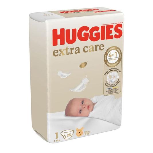 Huggies Extra Care Pannolini misura 1 2/5kg 28pz