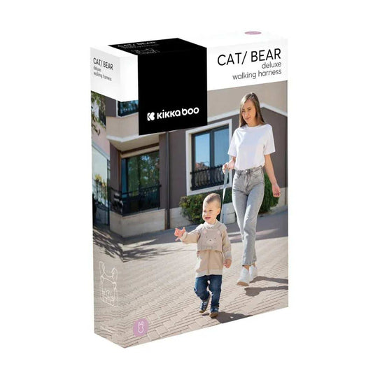 Kikkaboo Imbracatura da passeggio Cat Bear Deluxe - adatto da 11 a 48 mesi