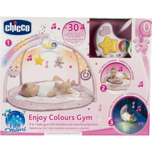Chicco Enjoy Colours Gym - Palestrina 3 in 1 con melodie e proiezioni colorate