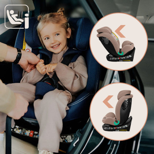 Lionelo Seggiolino Auto Bastiaan One i-Size Girevole a 360° - 40/150 cm R129