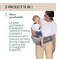 Chicco Marsupio Air Hip Fit - Base con supporto gonfiabile - adatto dalla nascita fino ai 15 Kg