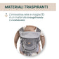Chicco Marsupio Air Hip Fit - Base con supporto gonfiabile - adatto dalla nascita fino ai 15 Kg
