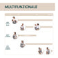 Chicco Marsupio Air Hip Fit - Base con supporto gonfiabile - adatto dalla nascita fino ai 15 Kg