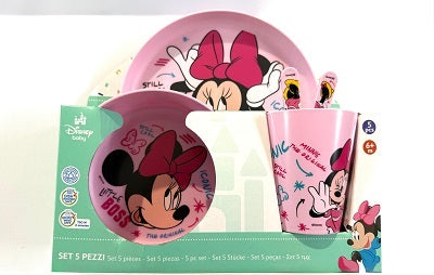 Lulabi Disney Baby Set Pappa 5 pz Mickey/Minnie/Stitch