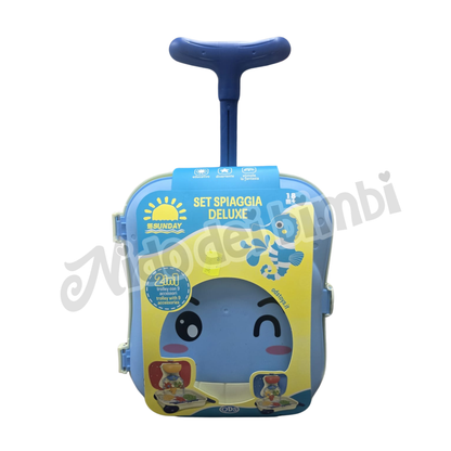 Ods - Set Spiaggia Deluxe - Trolley 2 in 1 con 9 accessori