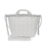 Pasito a Pasito Borsa Cambio Little Bloom Fiori Grigio