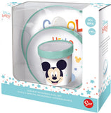Stor Set Pappa Disney Mickey 10m+ 3 pz Stoviglie speciali Microonde antiscivolo