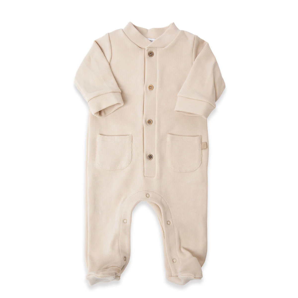 Bamboom Tutina con apertura davanti - Warm White 345 - 3 mesi