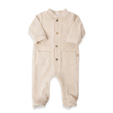 Bamboom Tutina con apertura davanti - Warm White 345 - 3 mesi