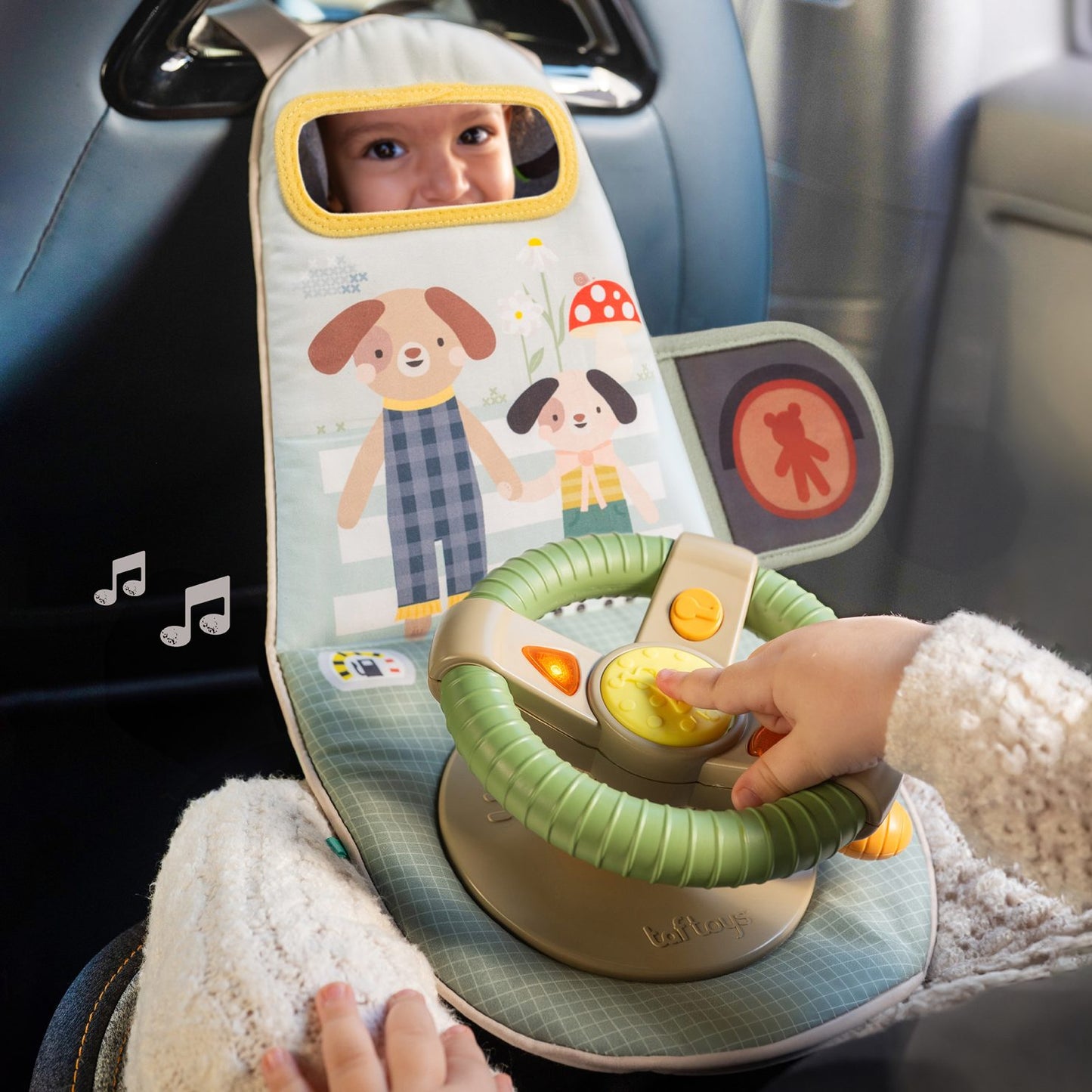 Taf Toys – Giocattolo da viaggio "Guida e Scopri" Easier Drive 12m+