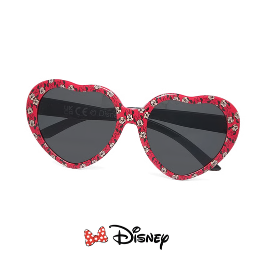 Occhiali da sole Minnie Mouse per bambine – Cuori rossi UV400