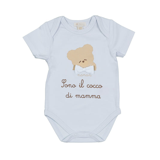 Nanan Body "Sono il cocco di mamma" Azzurro