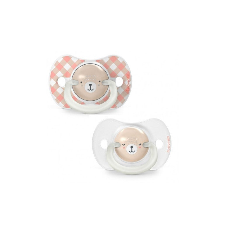 Suavinex Succhietti Night e Day SX Pro 2pz - Tettarella fisiologica simmetrica 6-18 mesi