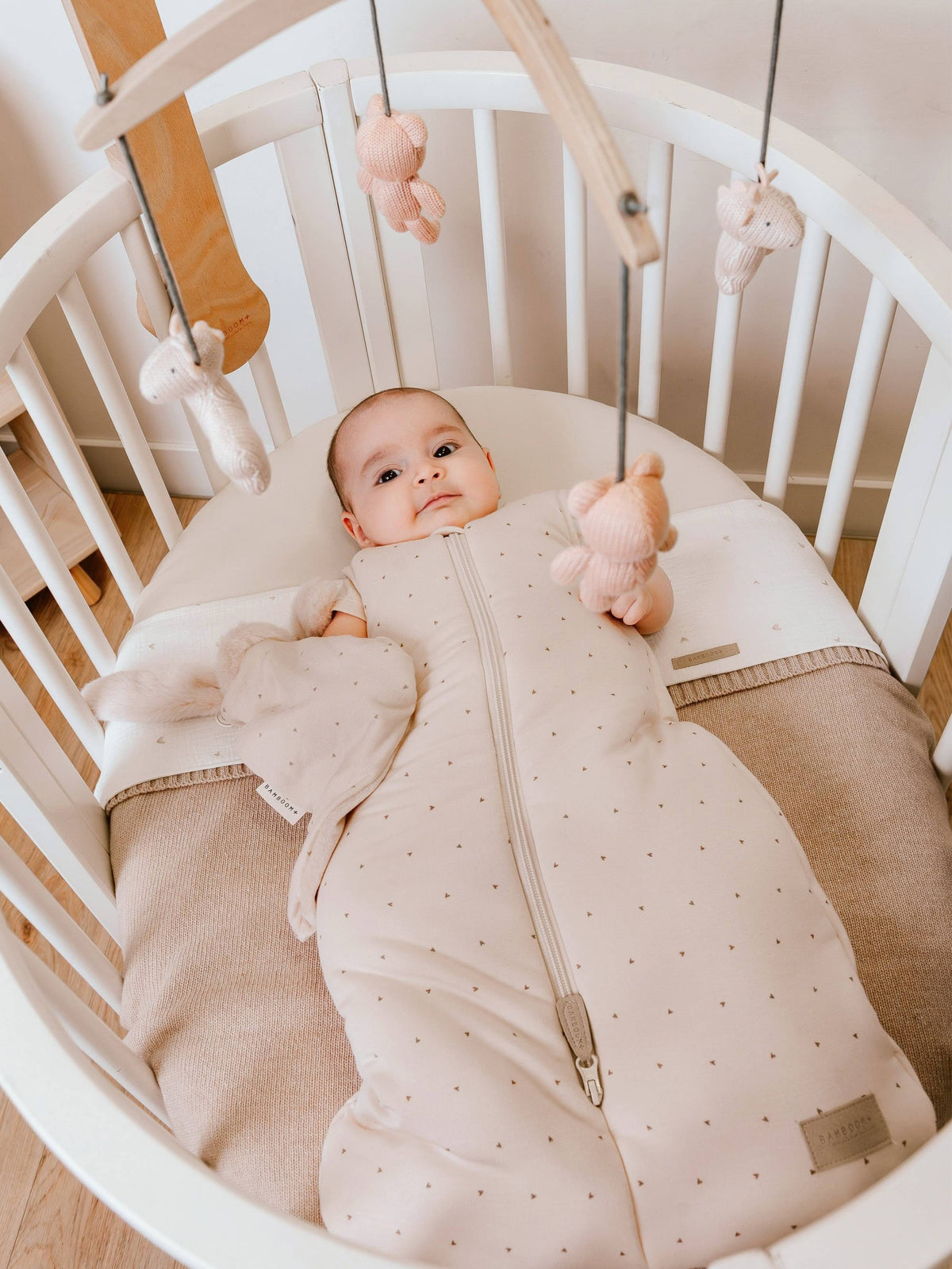 Sacco nanna invernale Bamboom Newborn 0-3 mesi TOG 2.5, colore Hearts 160