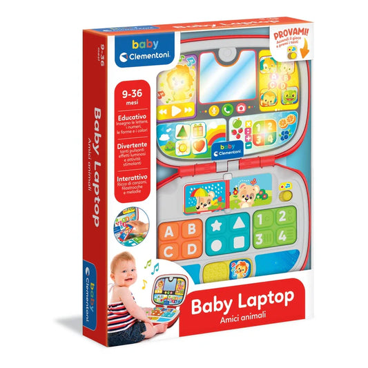 Clementoni Baby Laptop Amici animali 9-36 mesi