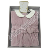 Preziosini Baby - Tutina in ciniglia Cuore