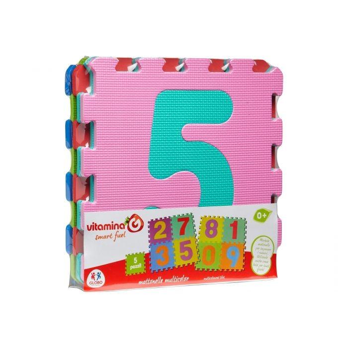 Vitamina G Tappeto Puzzle Numeri 5 pz altezza 1 cm