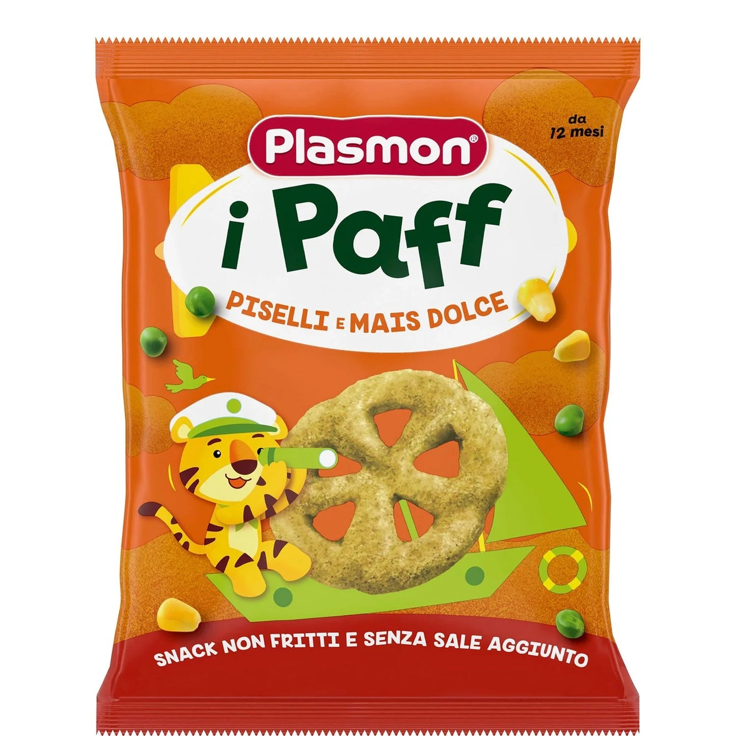 Plasmon I Paff - Snack non fritti e senza sale aggiunto - 15 g