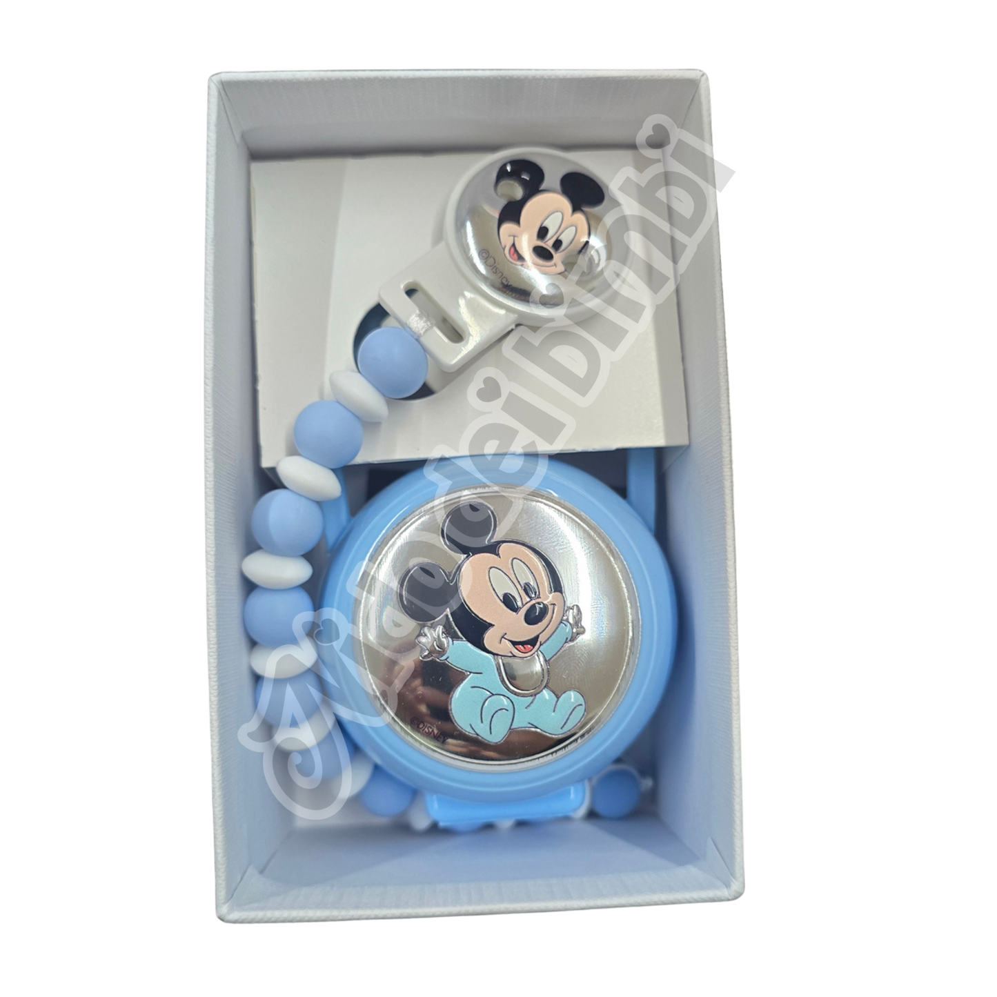 Disney - Set regalo Mickey/Minnie - Portasucchietto + catenella