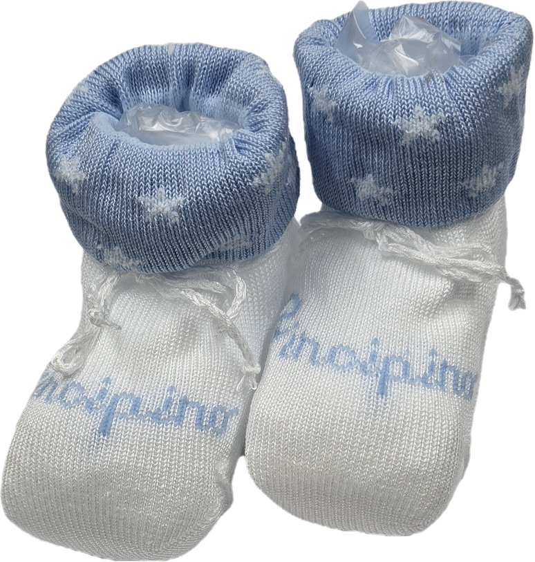 Baby Caveja Scarpine da culla 75% Cotone 25% Poliammide