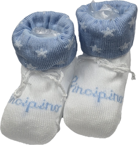 Baby Caveja Scarpine da culla 75% Cotone 25% Poliammide