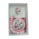 Disney - Set regalo Mickey/Minnie - Portasucchietto + catenella