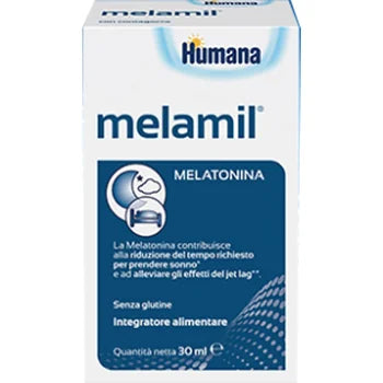 Humana Melamil - Melatonina - Integratore Alimentare senza glutine - 30 ml