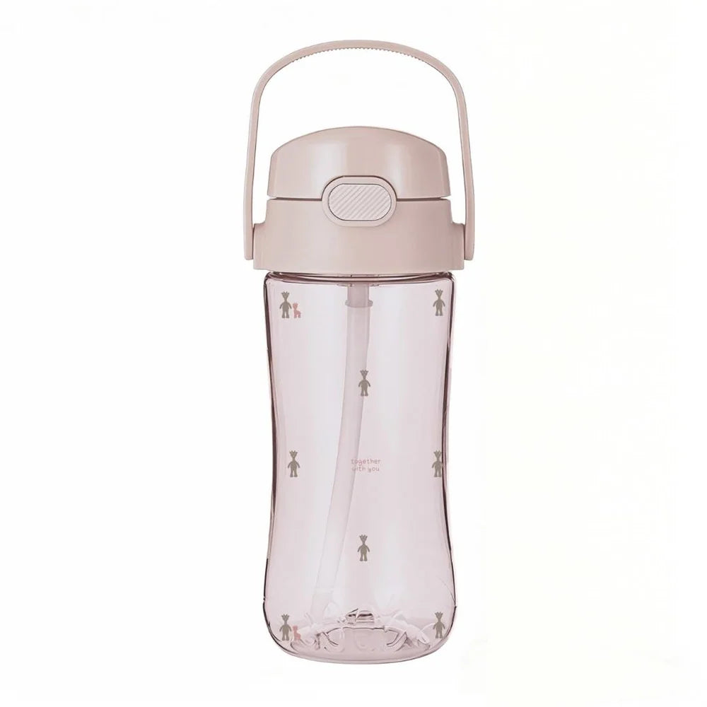 BAMBOOM Borraccia in Tritan con cannuccia in Silicone - 450 ml