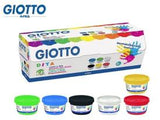Giotto Colori a dita 6x100 ml- Dermatologicamente testato