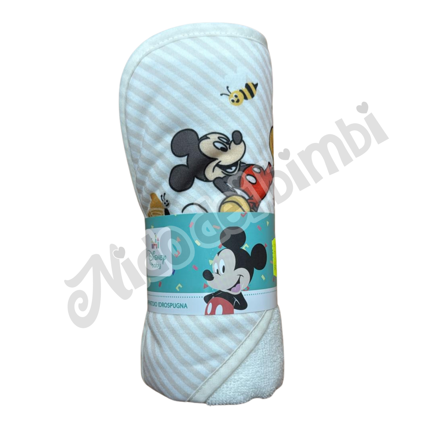 Disney Baby Accappatoio Idrospugna 75x75 cm - vari personaggi
