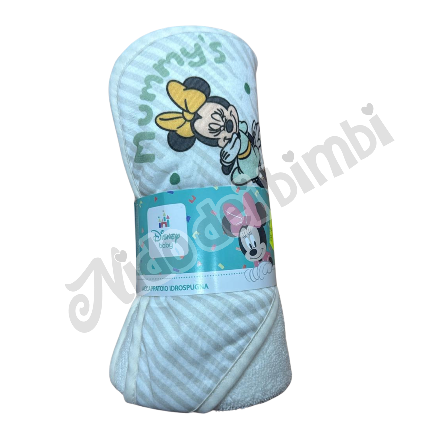 Disney Baby Accappatoio Idrospugna 75x75 cm - vari personaggi