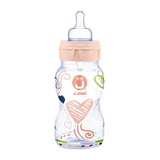 J Bimbi Biberon Trendy 0m+ con tettarella anticolica ed antiotite 260 ml