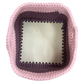 Cesto personalizzabile con nome - Orsetto - Rosa