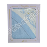 Batuffolini Accappatoio Baby Triangolo ricamato Principino/Principessa 100% Cotone