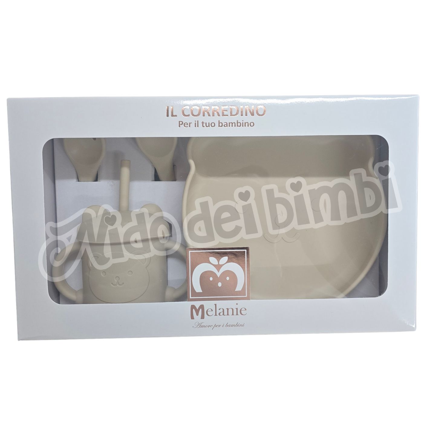 Melanie Set Pappa 4 pezzi in Silicone