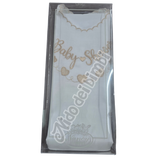 Nancy Baby Camicina della fortuna con scritta "Baby Shower" 100% Cotone