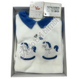 Preziosini Baby - Tutina in ciniglia Cavallo