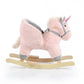 Moni Toys Cookie Unicorno Rosa con suoni realistici e dondolo in legno