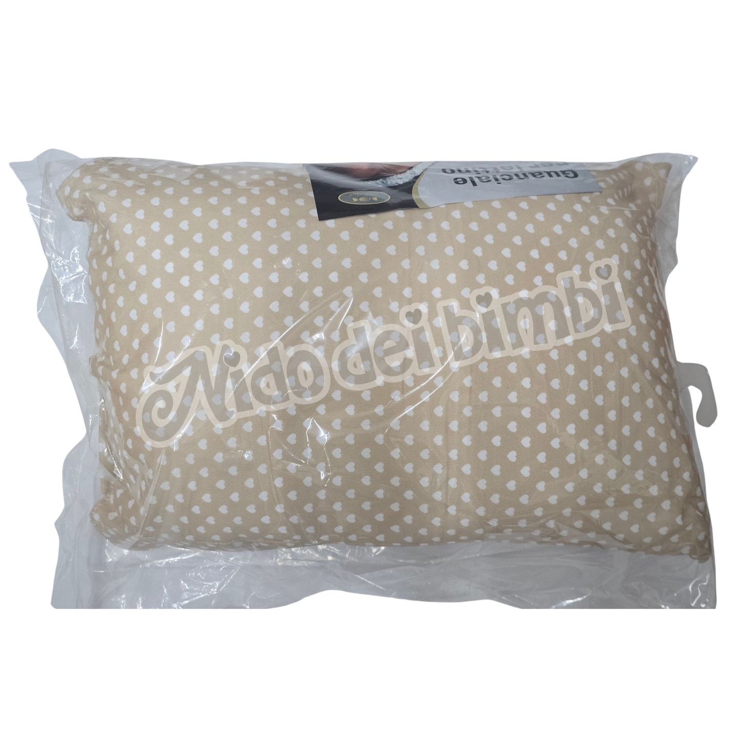 Mella Kids Cuscino per lettino Yuppie - Guanciale sfoderabile e antisoffoco - modello alto