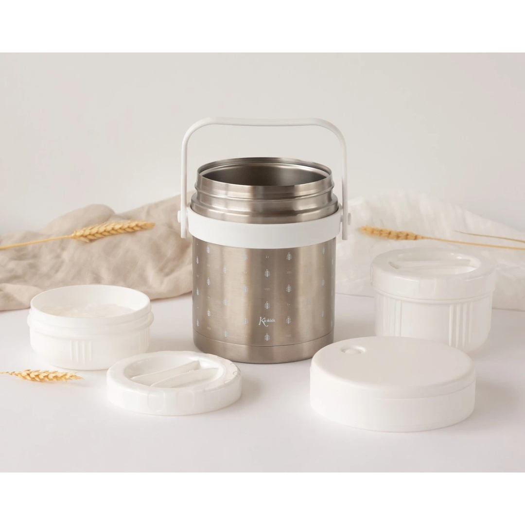 Kiokids Thermos in Acciaio 1000 ml - mantiene 12 ora caldo e 24 ore freddo