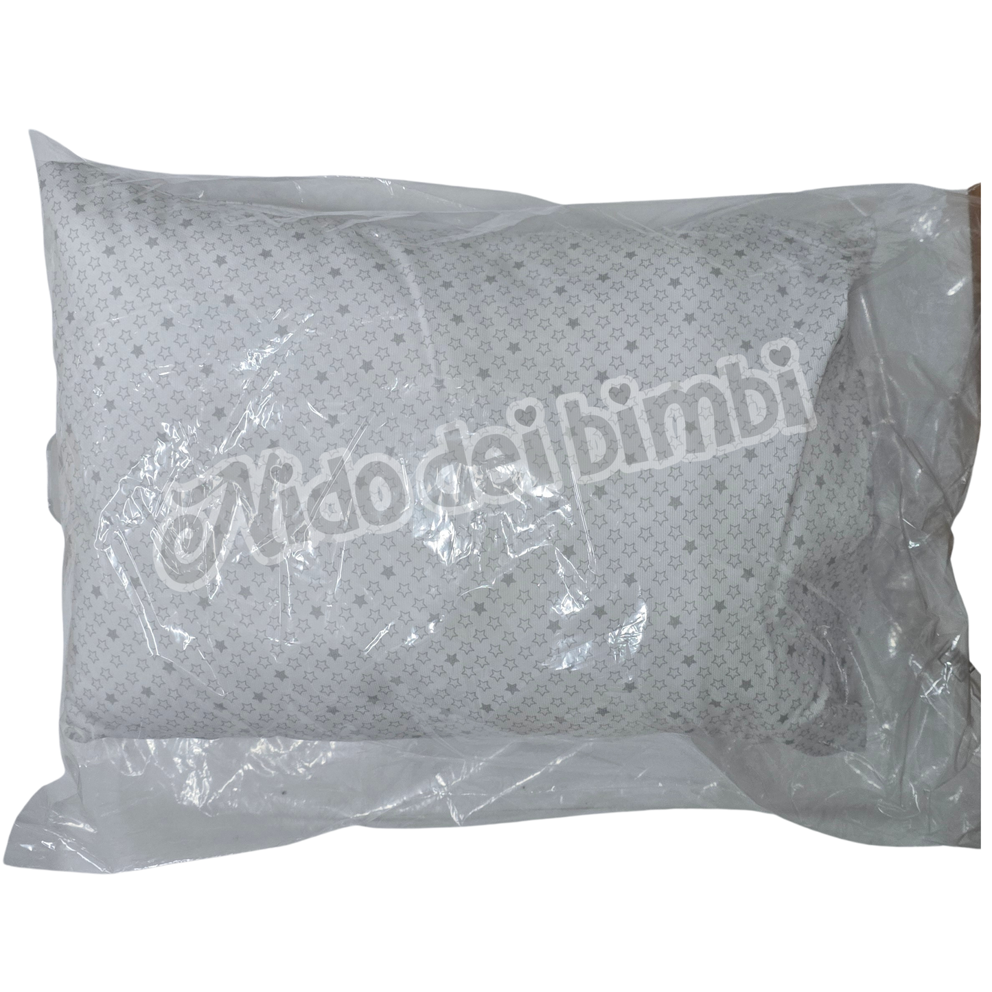 Mella Kids Cuscino per lettino Yuppie - Guanciale sfoderabile e antisoffoco - modello alto